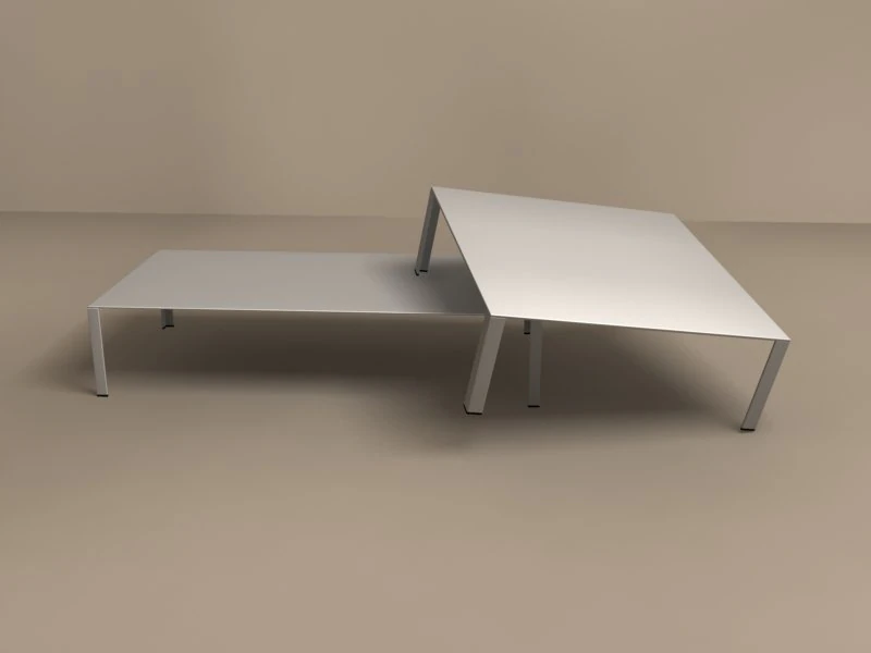 two less tables 3D Model .c4d .max .obj .3ds .fbx .stl .blend 