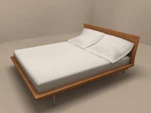 moltenic bed levante 3Dモデル
