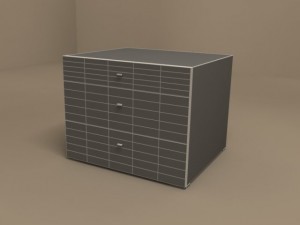 lodge nightstand by molteni 3D Model