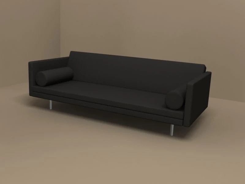 magister sofa by flexform 3D Model .c4d .max .obj .3ds .fbx .stl .blend 