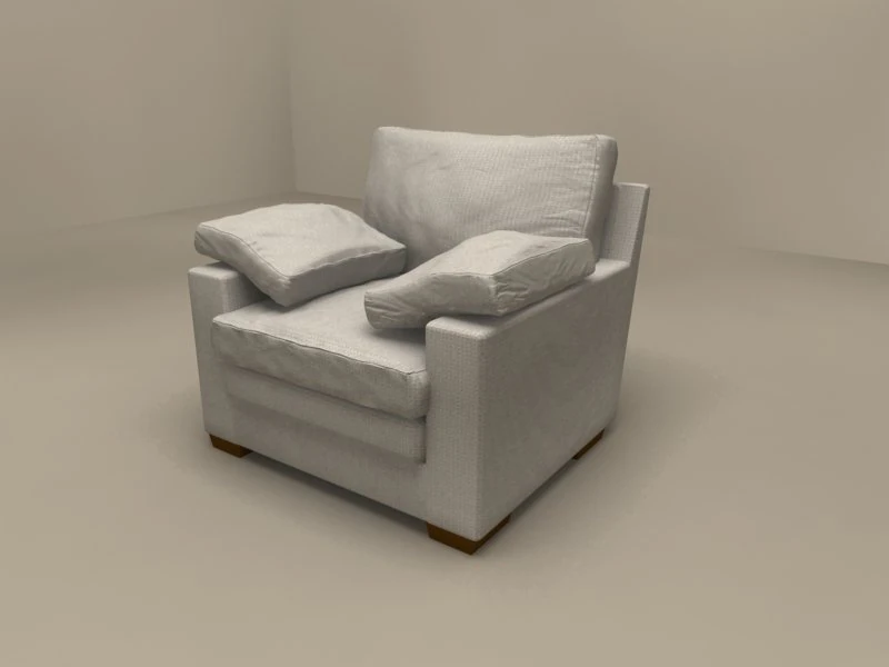 maxime due chair by flexform 3D Model .c4d .max .obj .3ds .fbx .stl .blend
