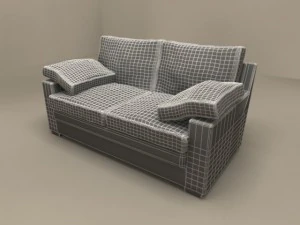 maxime due sofa by flexform 3D Model