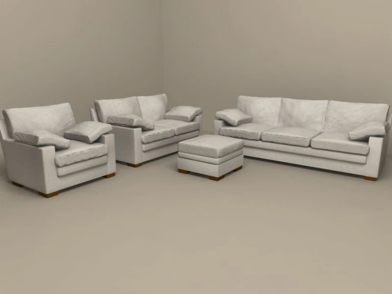maxime due collection by flexform 3D Model .c4d .max .obj .3ds .fbx .stl .blend 