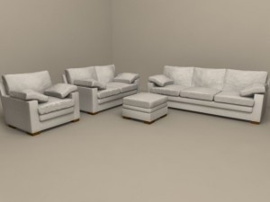 maxime due collection by flexform 3D 모델