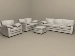 Maxime Due-Sammlung durch Flexform 3D Modell