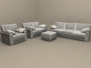 maxime due collection by flexform 3D 모델