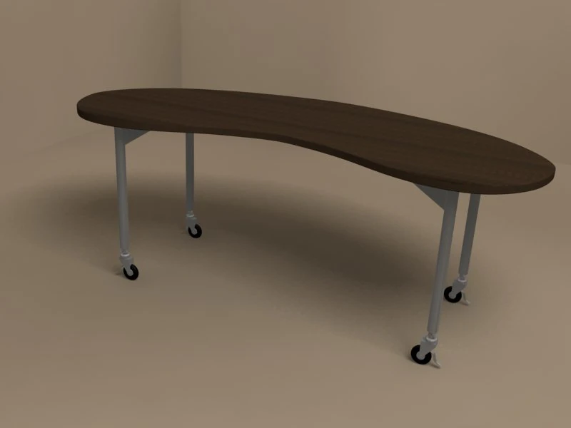 mixer desk by flexform 3D Model .c4d .max .obj .3ds .fbx .stl .blend 