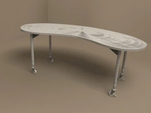 mixer desk by flexform 3D Model