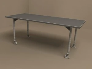 mixer desk by flexform 1800x800 3D Model