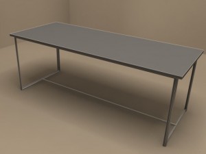 moka table by flexform Modelo 3D