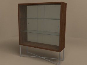 moka vetrina by flexform 3D Model