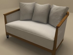 mozart sofa by flexform 3D 모델