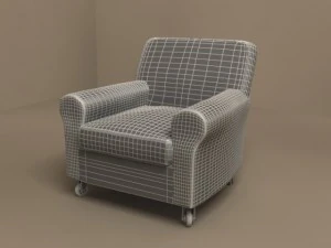 nonnamaria armchair by flexform 3D Model