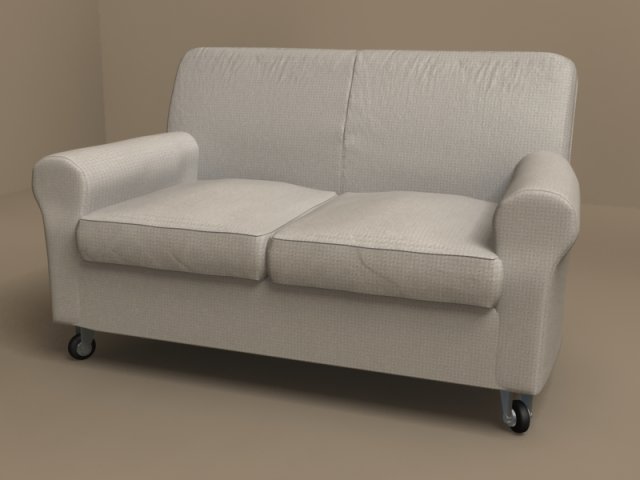 nonnamaria sofa for two persons by flexform 3D Model .c4d .max .obj .3ds .fbx .stl .blend 