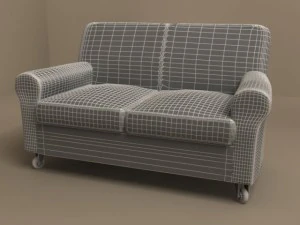 nonnamaria sofa for two persons by flexform 3D Model