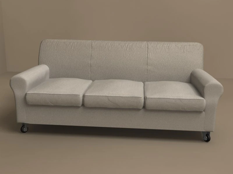 nonnamaria sofa for three persons by flexform 3D Model .c4d .max .obj .3ds .fbx .stl .blend 