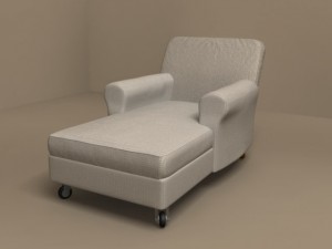 nonnamaria couch by flexform 3D Model