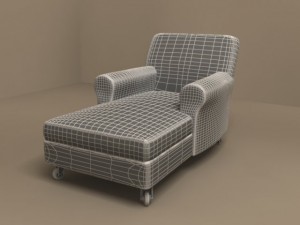 nonnamaria couch by flexform Model 3D