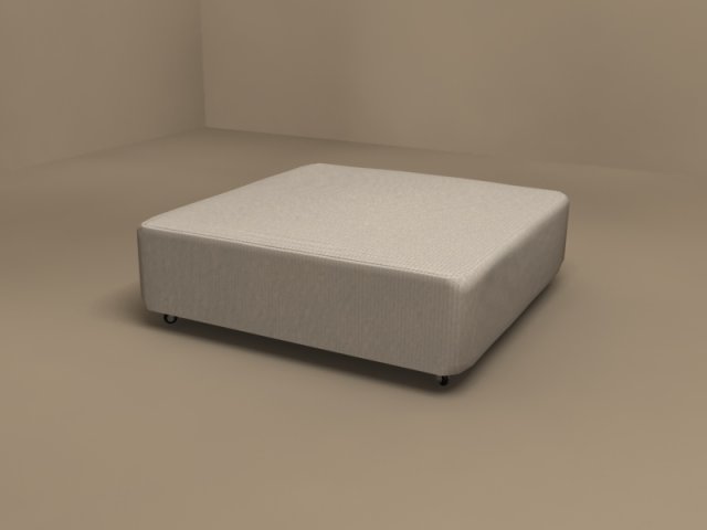 nonnamaria pouf 1300x1300 by flexform 3D Model .c4d .max .obj .3ds .fbx .stl .blend 