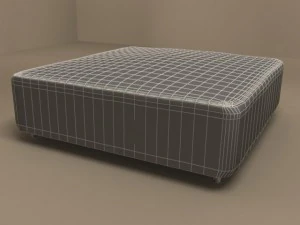 nonnamaria pouf 1300x1300 by flexform 3D Model