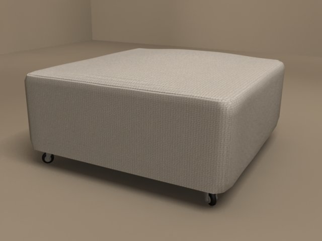 nonnamaria pouf 900x900 by flexform 3Dモデル .c4d .max .obj .3ds .fbx .stl .blend 