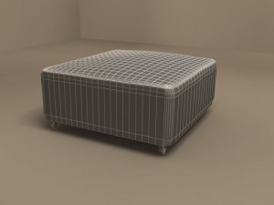 nonnamaria pouf 900x900 by flexform 3Dモデル