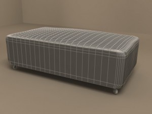 nonnamaria pouf 1320x695 by flexform 3D Model
