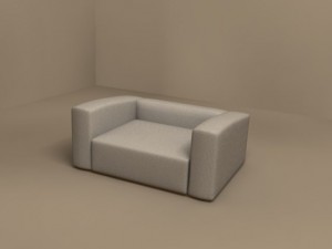 odeon armchair 1500x1090 by molteni 3D Model