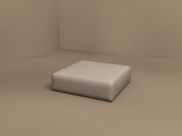 odeon pouf 1200x1200 by molteni Modèle 3D .c4d .max .obj .3ds .fbx .stl .blend 