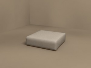 odeon pouf 1200x1200 by molteni 3D Model