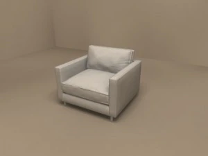 fauteuil pasodoble par flexform Modèle 3D