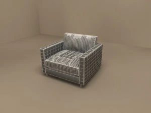 pasodoble armchair by flexform 3D Model