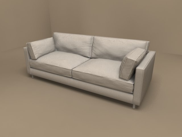 pasodoble sofa by flexform 3D 模型 .c4d .max .obj .3ds .fbx .stl .blend 