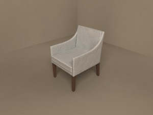 pat armchair by flexform 640x750 3D Model