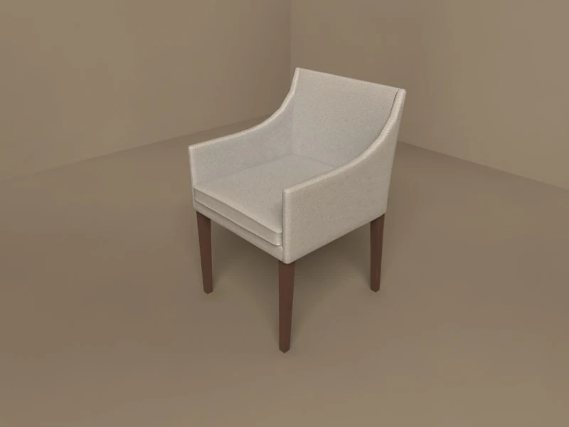 pat armchair by flexform 550x600 3D Model .c4d .max .obj .3ds .fbx .stl .blend