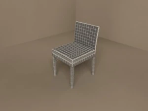 pat chair by flexform 3D Model