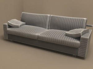 patrik sofa by flexform 245x90x84 3D Model