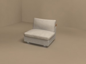 patrik sofa element by flexform 3D Model