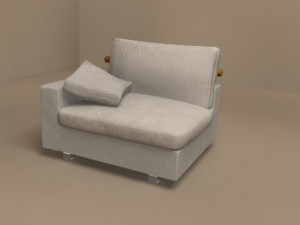 patrik sofa element by flexform 3D Model
