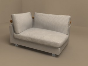 patrik sofa element by flexform 3D Model