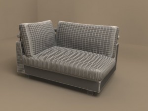 patrik sofa element by flexform Modello 3D