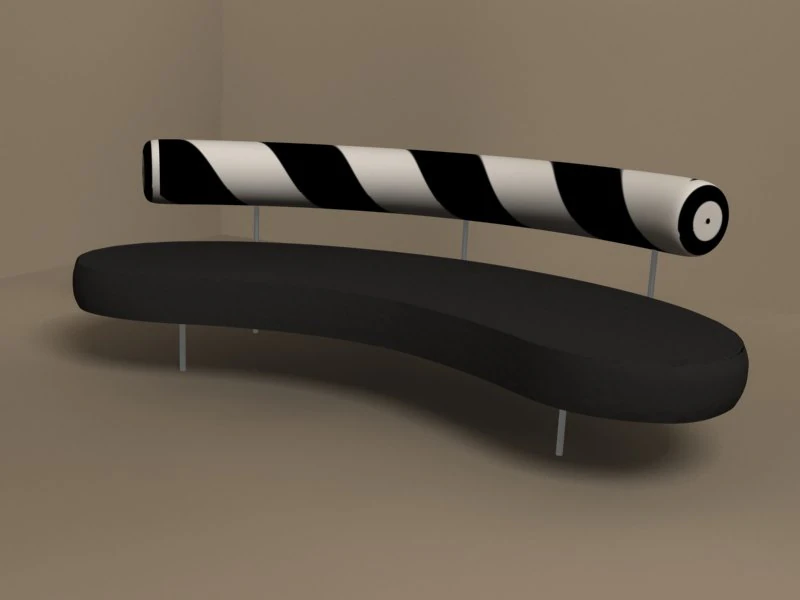 max sofa by flexform 3D Model .c4d .max .obj .3ds .fbx .stl .blend