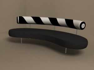 max sofa by flexform 3D Model