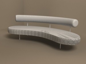 max sofa by flexform 3D Model