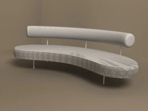 max sofa by flexform 3D Model