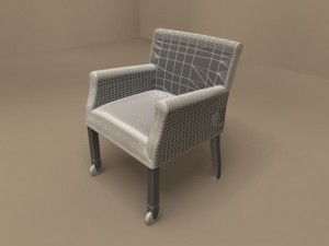 pausa armchair by flexform 3D Model