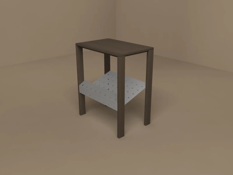 piano magazine rack by flexform 3D Model .c4d .max .obj .3ds .fbx .stl .blend 