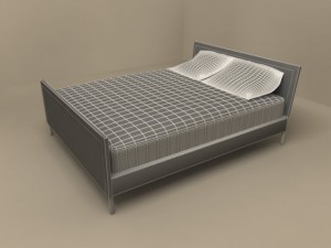 piano bed by flexform Modelo 3D