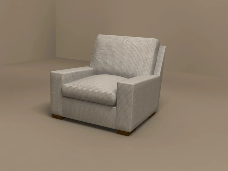 pierre armchair by flexform 3D Model .c4d .max .obj .3ds .fbx .stl .blend