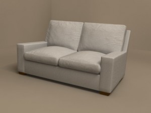 pierre sofa by flexform 3D Model